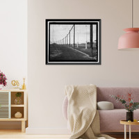 Historic Framed Print, U.S. Naval Base, Pearl Harbor, Naval Radio Station, AF/FRD-10 Circularly Disposed Antenna Array, Wahiawa, Honolulu County, HI - 10,  17-7/8" x 21-7/8"