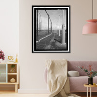 Historic Framed Print, U.S. Naval Base, Pearl Harbor, Naval Radio Station, AF/FRD-10 Circularly Disposed Antenna Array, Wahiawa, Honolulu County, HI - 11,  17-7/8" x 21-7/8"