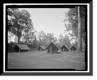Historic Framed Print, Namakani Paio Campground, Highway 11, Volcano vicinity, Hawaii County, HI,  17-7/8" x 21-7/8"