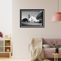 Historic Framed Print, First Chinese Church of Christ, 1054 South King Street, Honolulu, Honolulu County, HI,  17-7/8" x 21-7/8"