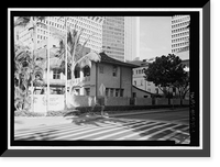 Historic Framed Print, C. Brewer & Company Building, 827 Fort Street, Honolulu, Honolulu County, HI,  17-7/8" x 21-7/8"