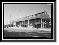 Historic Framed Print, Hawai'i State Capitol, Beretania and Punchbowl Streets, Honolulu, Honolulu County, HI - 2,  17-7/8" x 21-7/8"