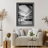 Historic Framed Print, Hawai'i State Capitol, Beretania and Punchbowl Streets, Honolulu, Honolulu County, HI - 6,  17-7/8" x 21-7/8"