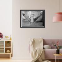 Historic Framed Print, Marshall Space Flight Center, Saturn V Dynamic Test Facility, East Test Area, Huntsville vicinity, Madison County, AL - 17,  17-7/8" x 21-7/8"