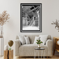 Historic Framed Print, Marshall Space Flight Center, Saturn V Dynamic Test Facility, East Test Area, Huntsville vicinity, Madison County, AL - 18,  17-7/8" x 21-7/8"