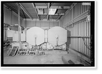 Historic Framed Print, Marshall Space Flight Center, Saturn V Dynamic Test Facility, East Test Area, Huntsville vicinity, Madison County, AL - 22,  17-7/8" x 21-7/8"