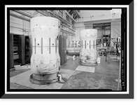 Historic Framed Print, Marshall Space Flight Center, Saturn V Dynamic Test Facility, East Test Area, Huntsville vicinity, Madison County, AL - 27,  17-7/8" x 21-7/8"