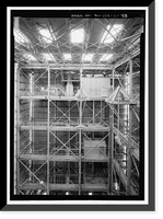 Historic Framed Print, Marshall Space Flight Center, Saturn V Dynamic Test Facility, East Test Area, Huntsville vicinity, Madison County, AL - 36,  17-7/8" x 21-7/8"