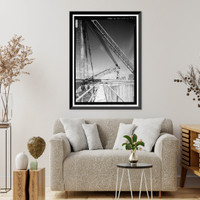 Historic Framed Print, Marshall Space Flight Center, Saturn V Dynamic Test Facility, East Test Area, Huntsville vicinity, Madison County, AL - 47,  17-7/8" x 21-7/8"