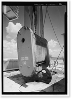 Historic Framed Print, Marshall Space Flight Center, Saturn V Dynamic Test Facility, East Test Area, Huntsville vicinity, Madison County, AL - 49,  17-7/8" x 21-7/8"