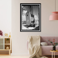 Historic Framed Print, Marshall Space Flight Center, Saturn V Dynamic Test Facility, East Test Area, Huntsville vicinity, Madison County, AL - 49,  17-7/8" x 21-7/8"