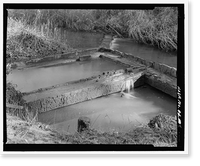 Historic Framed Print, Arthur Holmes Merry Generator House, Signal Lake North of Range Road, Fort Gordon, Richmond County, GA - 8,  17-7/8" x 21-7/8"