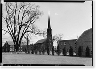 Historic Framed Print, Old Stone Church (Congregational), 3 High Street, East Haven, New Haven County, CT,  17-7/8" x 21-7/8"
