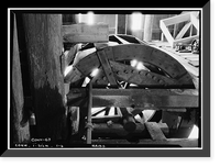 Historic Framed Print, Buttery Sawmill, Silvermine, Fairfield County, CT - 2,  17-7/8" x 21-7/8"