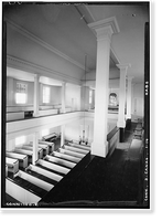 Historic Framed Print, Congregational Church, South Canaan, Litchfield County, CT - 5,  17-7/8" x 21-7/8"