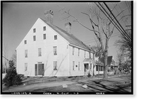 Historic Framed Print, Adam Stanton House, Clinton, Middlesex County, CT,  17-7/8" x 21-7/8"