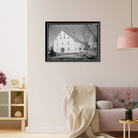 Historic Framed Print, Adam Stanton House, Clinton, Middlesex County, CT,  17-7/8" x 21-7/8"