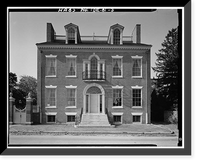 Historic Framed Print, George Read, II, House, 42 The Strand, New Castle, New Castle County, DE,  17-7/8" x 21-7/8"
