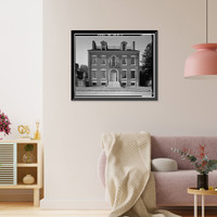 Historic Framed Print, George Read, II, House, 42 The Strand, New Castle, New Castle County, DE,  17-7/8" x 21-7/8"