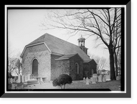 Historic Framed Print, Holy Trinity Church, Seventh & Church Street, Wilmington, New Castle County, DE - 2,  17-7/8" x 21-7/8"