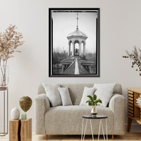 Historic Framed Print, Holy Trinity Church, Seventh & Church Street, Wilmington, New Castle County, DE - 3,  17-7/8" x 21-7/8"