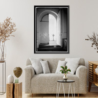 Historic Framed Print, Holy Trinity Church, Seventh & Church Street, Wilmington, New Castle County, DE - 4,  17-7/8" x 21-7/8"