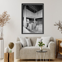 Historic Framed Print, Prince George's Chapel, Route 26, Dagsboro, Sussex County, DE - 3,  17-7/8" x 21-7/8"