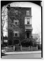 Historic Framed Print, King House, 528 Seventeenth Street Northwest, Washington, District of Columbia, DC,  17-7/8" x 21-7/8"