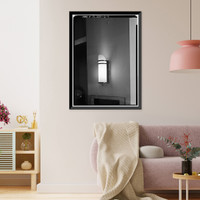 Historic Framed Print, Luigi's Restaurant, Lincoln Road Mall, 900 Block, Miami, FL - 4,  17-7/8" x 21-7/8"