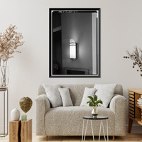 Historic Framed Print, Luigi's Restaurant, Lincoln Road Mall, 900 Block, Miami, FL - 4,  17-7/8" x 21-7/8"