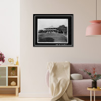 Historic Framed Print, Ralph M. Munroe House, 3485 Main Highway, Coconut Grove, Miami, FL - 7,  17-7/8" x 21-7/8"