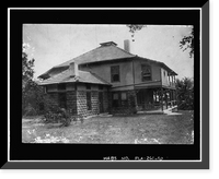 Historic Framed Print, Ralph M. Munroe House, 3485 Main Highway, Coconut Grove, Miami, FL - 10,  17-7/8" x 21-7/8"