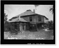 Historic Framed Print, Ralph M. Munroe House, 3485 Main Highway, Coconut Grove, Miami, FL - 10,  17-7/8" x 21-7/8"