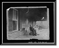 Historic Framed Print, Ralph M. Munroe House, 3485 Main Highway, Coconut Grove, Miami, FL - 11,  17-7/8" x 21-7/8"