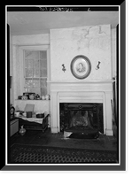 Historic Framed Print, Augustus Poujoud House, 105-107 Saint George Street, Saint Augustine, St. Johns County, FL,  17-7/8" x 21-7/8"