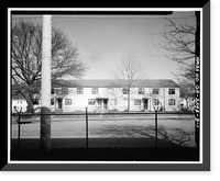 Historic Framed Print, John Hope Homes, Building B-1, 338 Spelman Lane (Originally Leonard Street), Atlanta, Fulton County, GA,  17-7/8" x 21-7/8"