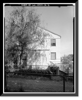 Historic Framed Print, John Hope Homes, Building B-1, 338 Spelman Lane (Originally Leonard Street), Atlanta, Fulton County, GA - 3,  17-7/8" x 21-7/8"