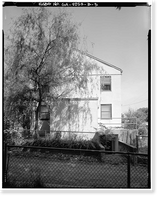 Historic Framed Print, John Hope Homes, Building B-1, 338 Spelman Lane (Originally Leonard Street), Atlanta, Fulton County, GA - 3,  17-7/8" x 21-7/8"
