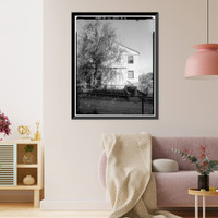 Historic Framed Print, John Hope Homes, Building B-1, 338 Spelman Lane (Originally Leonard Street), Atlanta, Fulton County, GA - 3,  17-7/8" x 21-7/8"