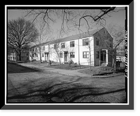 Historic Framed Print, John Hope Homes, Building B-1, 338 Spelman Lane (Originally Leonard Street), Atlanta, Fulton County, GA - 5,  17-7/8" x 21-7/8"