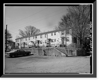 Historic Framed Print, John Hope Homes, Building B-1, 338 Spelman Lane (Originally Leonard Street), Atlanta, Fulton County, GA - 6,  17-7/8" x 21-7/8"