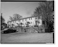Historic Framed Print, John Hope Homes, Building B-1, 338 Spelman Lane (Originally Leonard Street), Atlanta, Fulton County, GA - 6,  17-7/8" x 21-7/8"