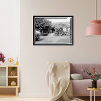 Historic Framed Print, McVeigh Home, Recreation Hall, Moloka'i Island, Kalaupapa, Kalawao County, HI - 2,  17-7/8" x 21-7/8"
