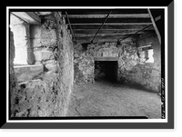 Historic Framed Print, Fort Matanzas, Saint Augustine, St. Johns County, FL,  17-7/8" x 21-7/8"