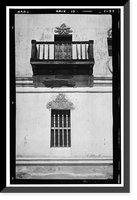 Historic Framed Print, San Xavier del Bac Mission, Mission Road, Tucson vicinity, Pima County, AZ - 5,  17-7/8" x 21-7/8"