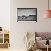 Historic Framed Print, Indian Mission Village of Bac, House No. 3, Tucson vicinity, Pima County, AZ,  17-7/8" x 21-7/8"