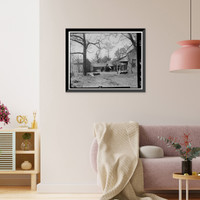 Historic Framed Print, McHenry House, Highway 70 Vicinity, Little Rock, Pulaski County, AR,  17-7/8" x 21-7/8"