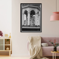 Historic Framed Print, Old New Castle Courthouse, Delaware Street, New Castle, New Castle County, DE - 3,  17-7/8" x 21-7/8"
