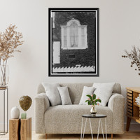 Historic Framed Print, George Read, II, House, 42 The Strand, New Castle, New Castle County, DE - 2,  17-7/8" x 21-7/8"