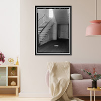 Historic Framed Print, Old Academy Building, The Green, New Castle, New Castle County, DE - 4,  17-7/8" x 21-7/8"